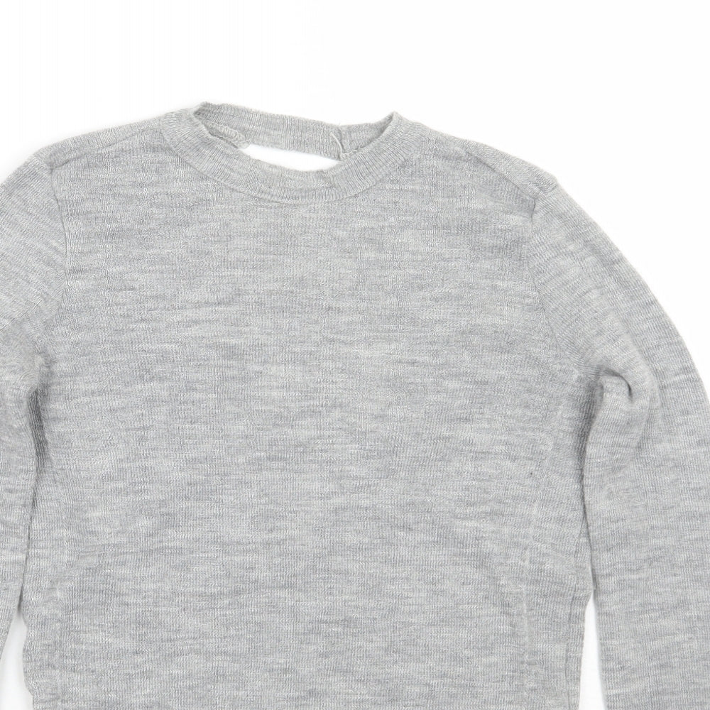 Zara Womens Grey   Pullover Jumper Size S