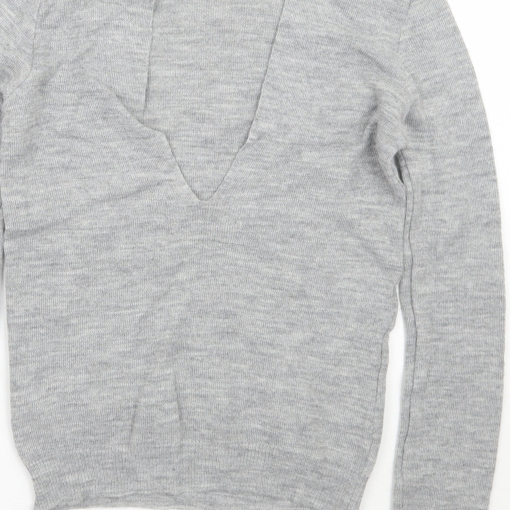 Zara Womens Grey   Pullover Jumper Size S