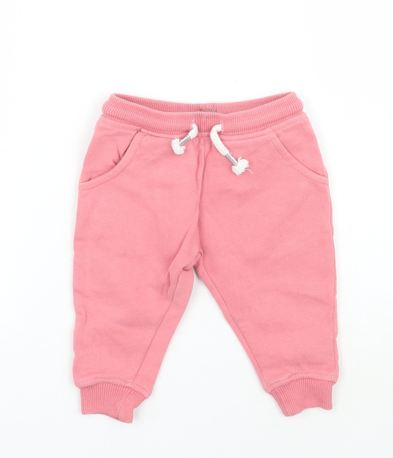 NEXT Girls Pink   Sweatpants Trousers Size 6-9 Months