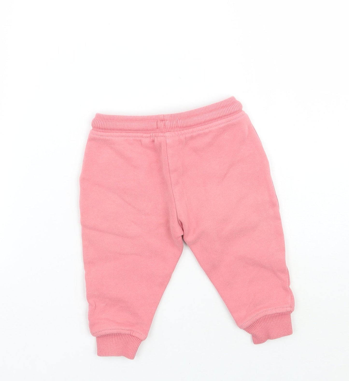NEXT Girls Pink   Sweatpants Trousers Size 6-9 Months