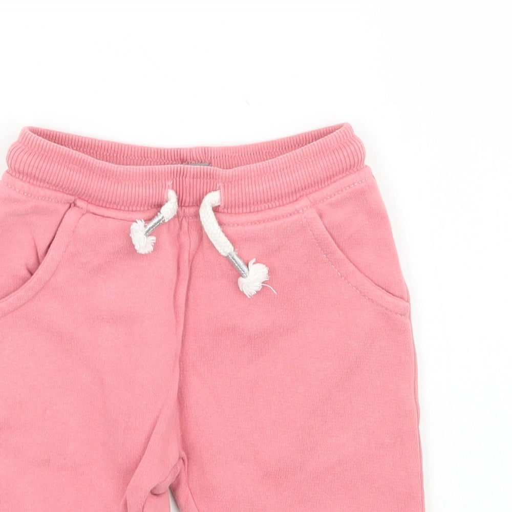 NEXT Girls Pink   Sweatpants Trousers Size 6-9 Months