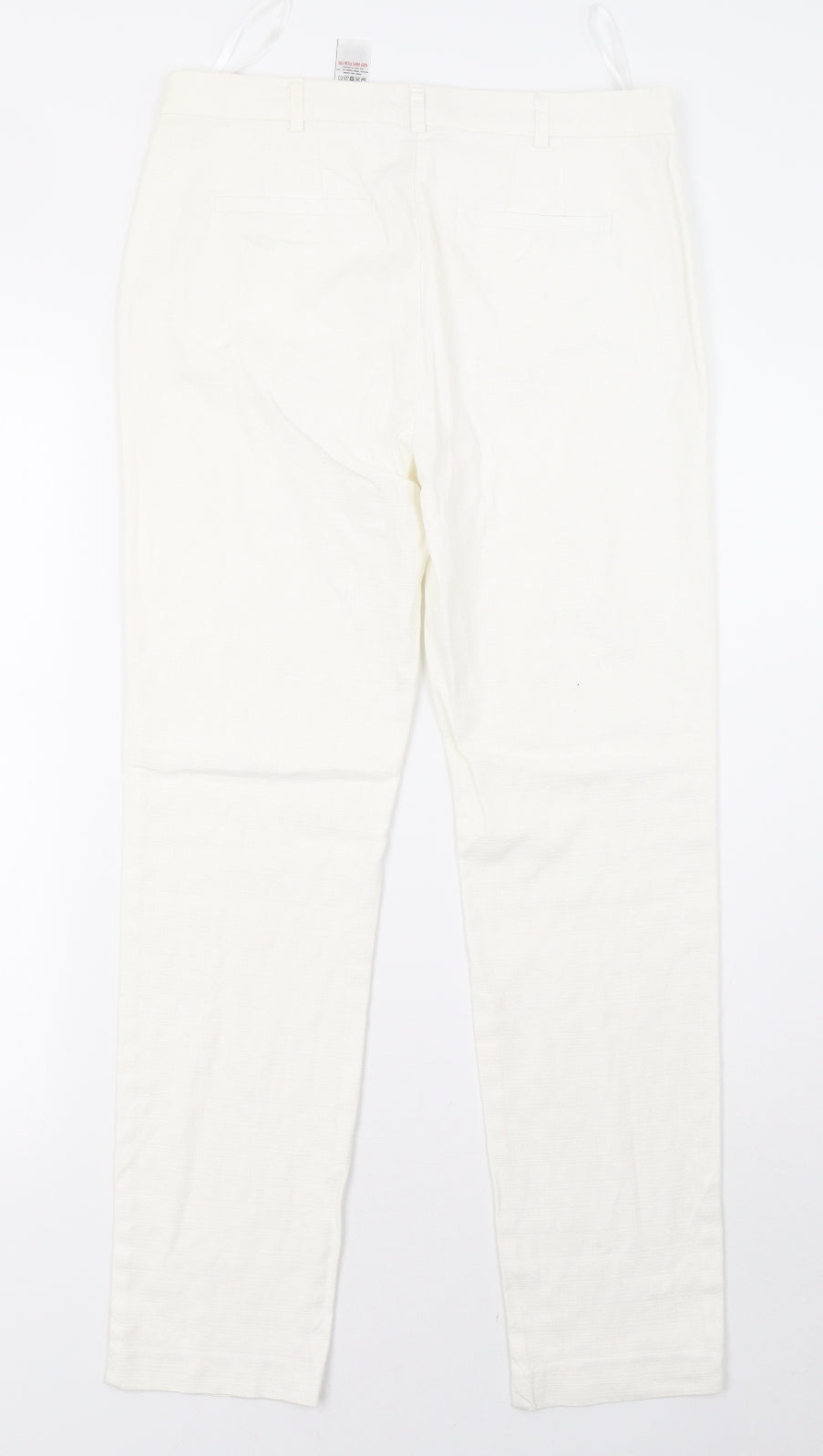 NEXT Womens White   Sweatpants Trousers Size 10 L30 in