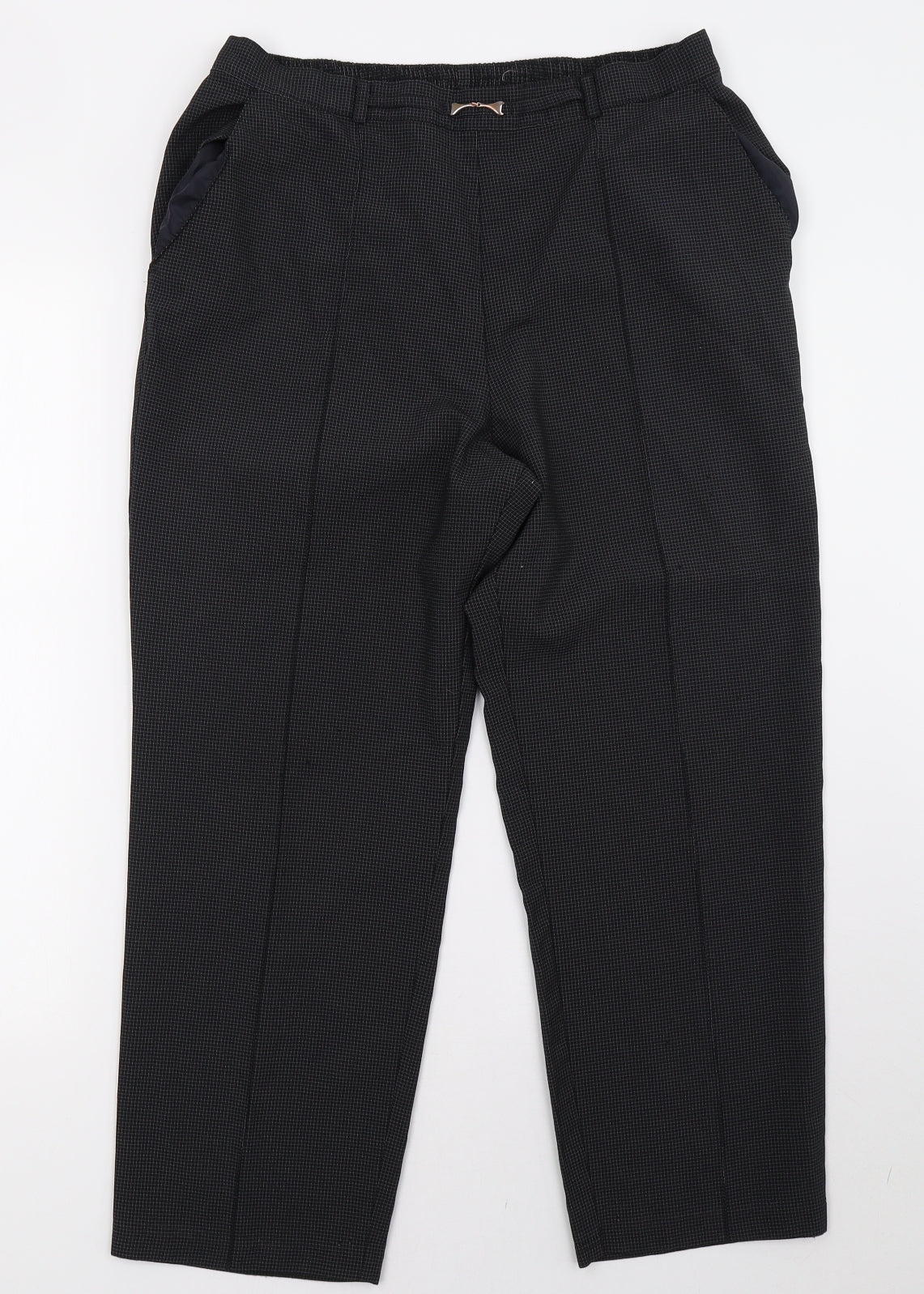 Marks and Spencer Womens Grey   Trousers  Size 14 L38 in