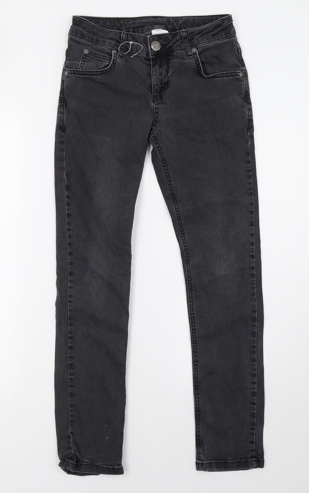 hound Girls Grey  Damask Straight Jeans Size 12 Years