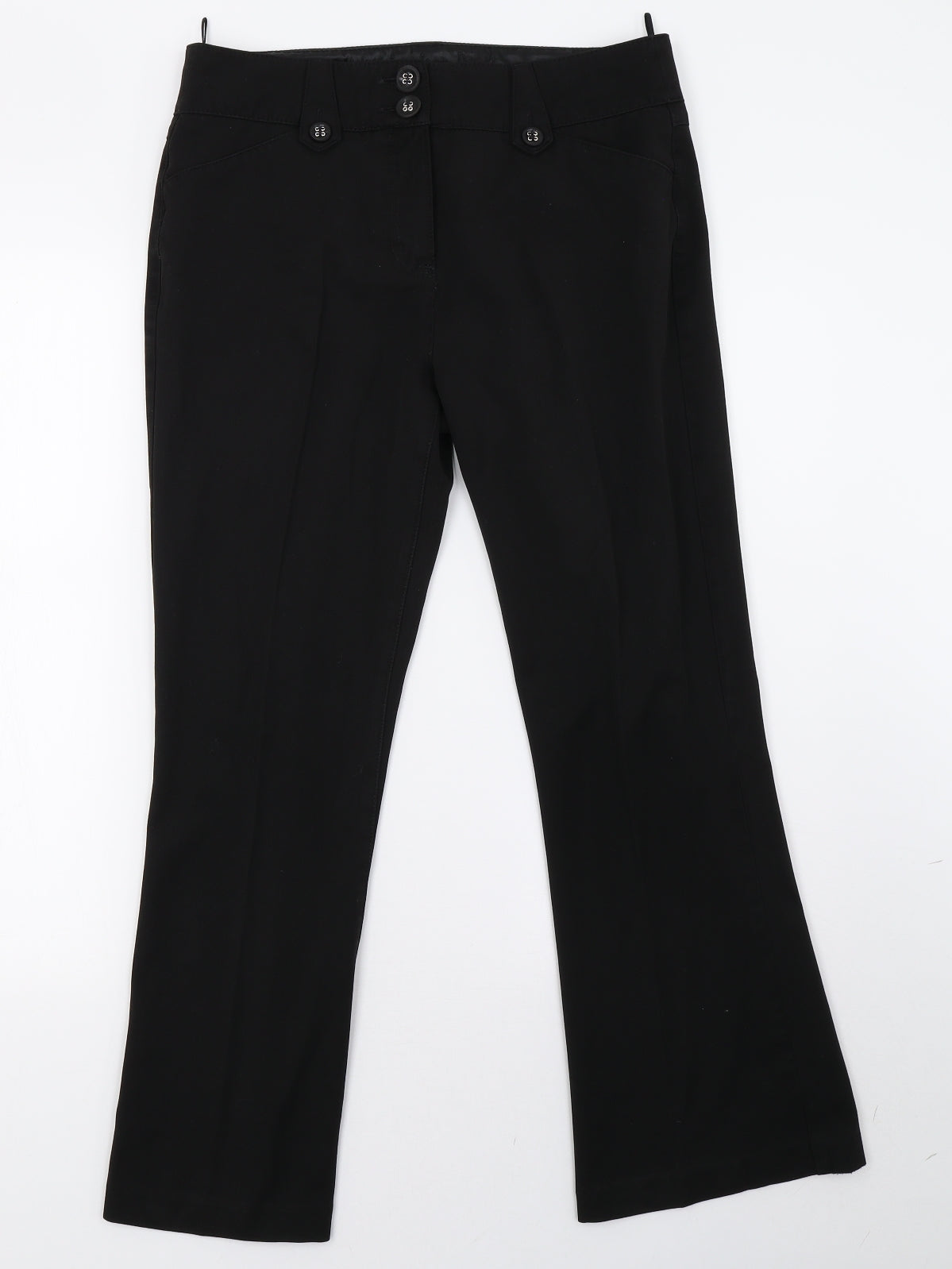 Marks and Spencer Womens Black   Trousers  Size 12 L29 in