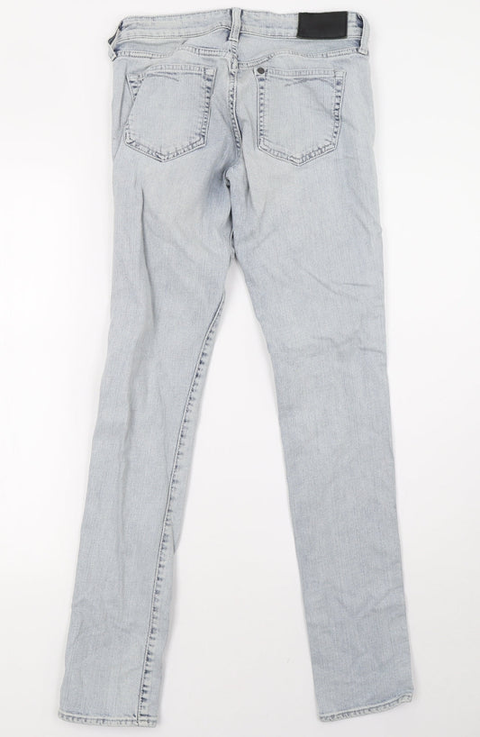 sqin Womens Blue  Denim Straight Jeans Size 10 L32 in