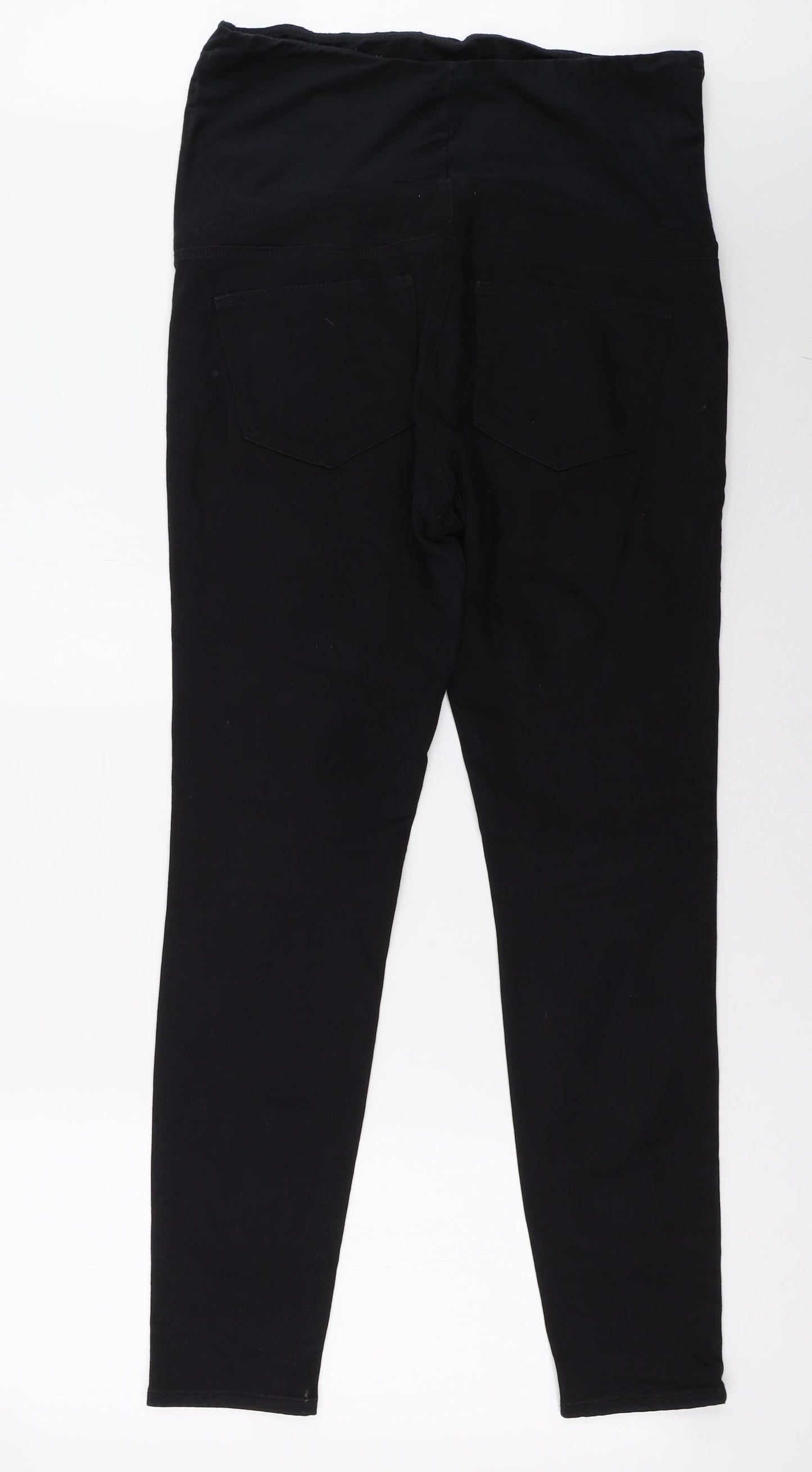 H&M Womens Black  Denim Skinny Jeans Size M L30 in