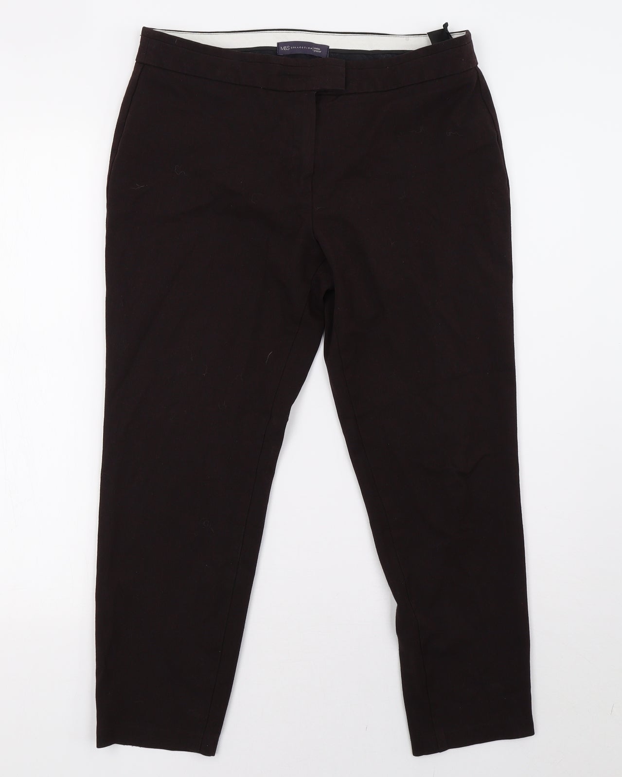 Marks and Spencer Womens Pink   Trousers  Size 12 L26 in