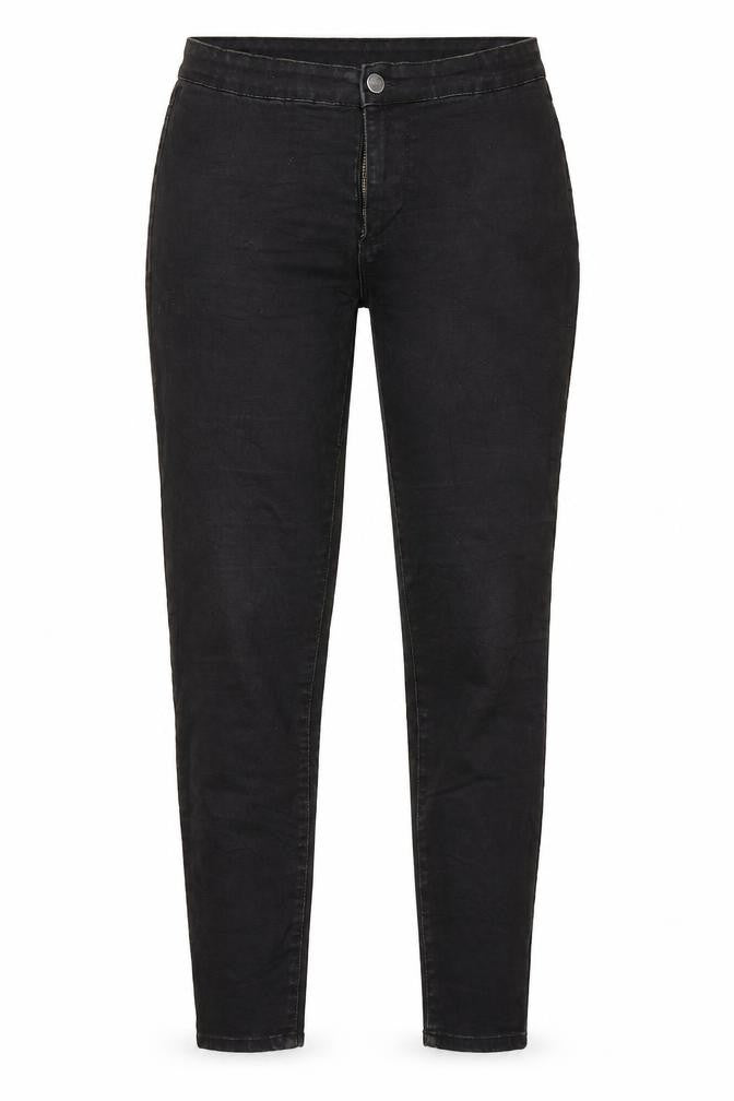 Primark Womens Black  Denim Straight Jeans Size 10 L28 in