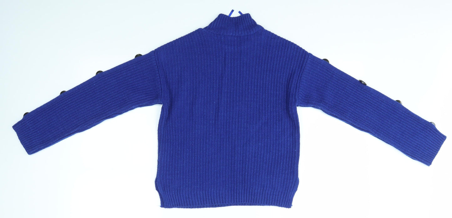 Primark Womens Blue   Pullover Jumper Size 4