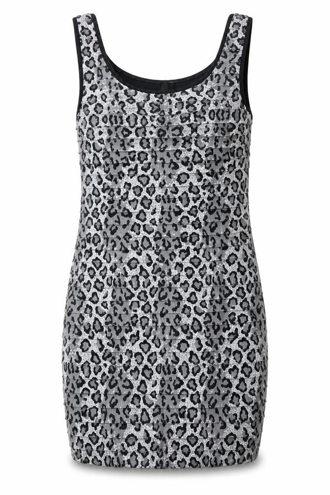 Front view of EVIE women’s multicoloured bodycon, size UK 10