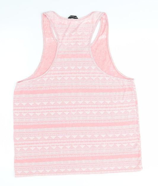 Cedar Wood State Womens Pink   Basic Tank Size M