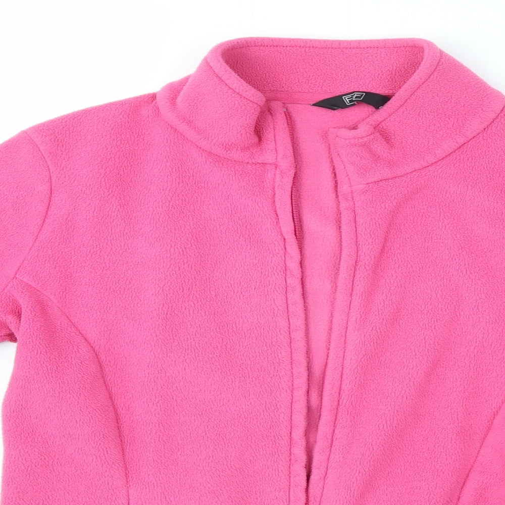 F&F Womens Pink   Full Zip Jumper Size 6