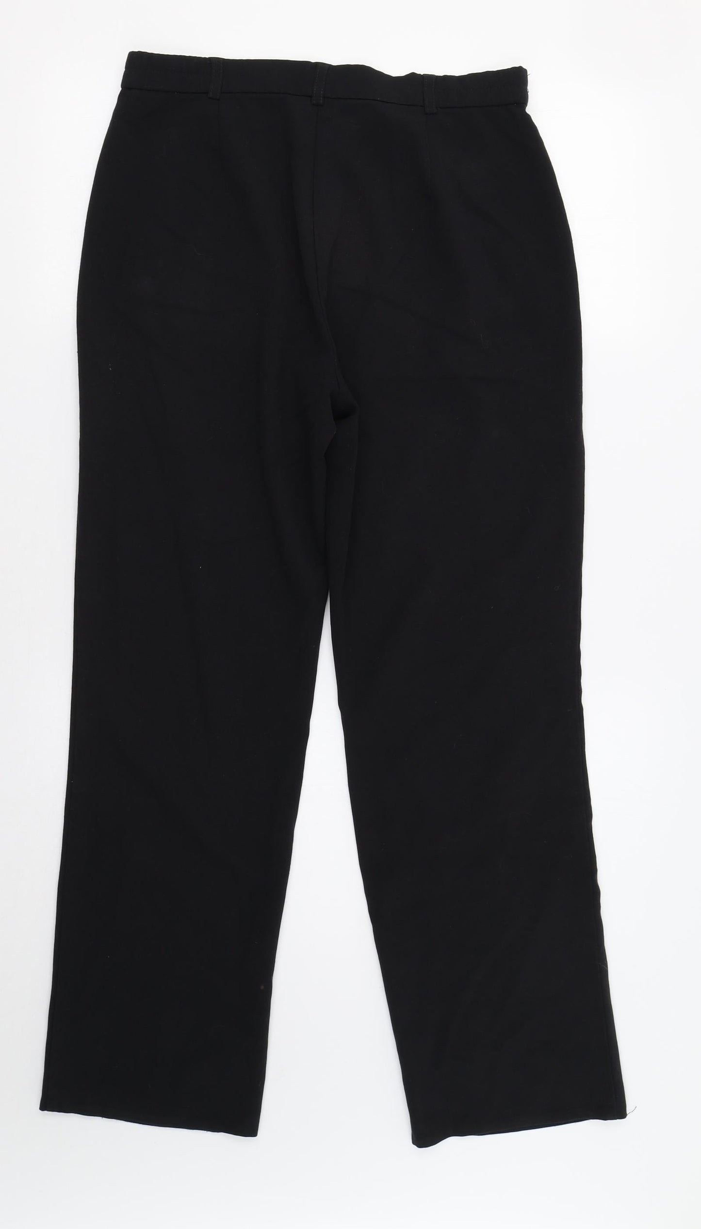 M&S Womens Black   Dress Pants Trousers Size 10 L29 in