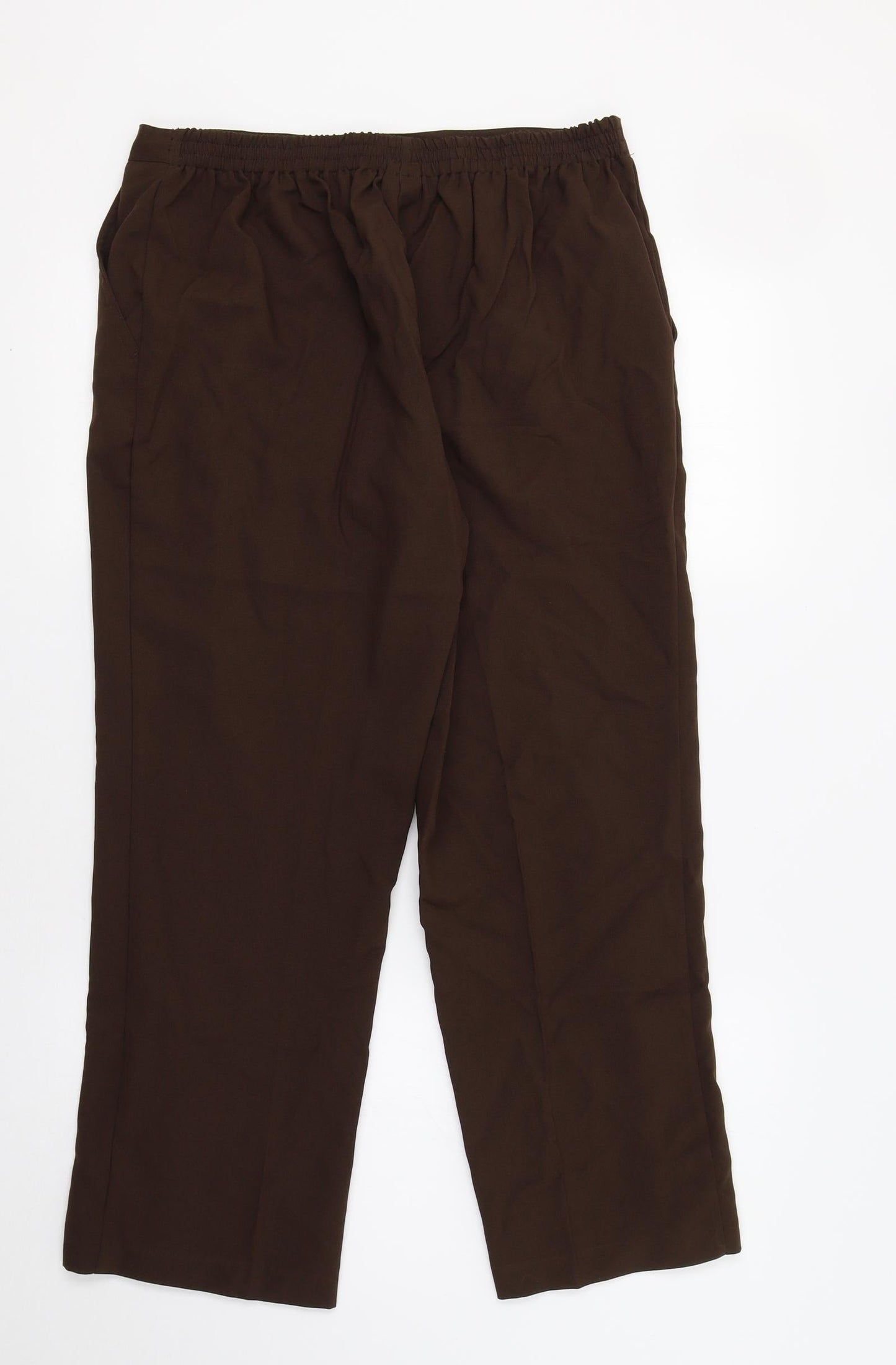 Damart Womens Brown   Trousers  Size 16 L28 in