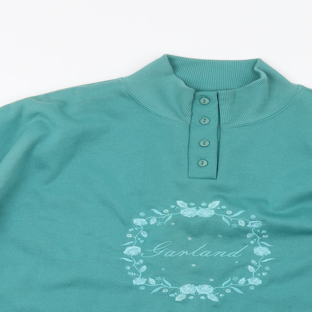 Nature Republic Womens Green   Pullover Sweatshirt Size M