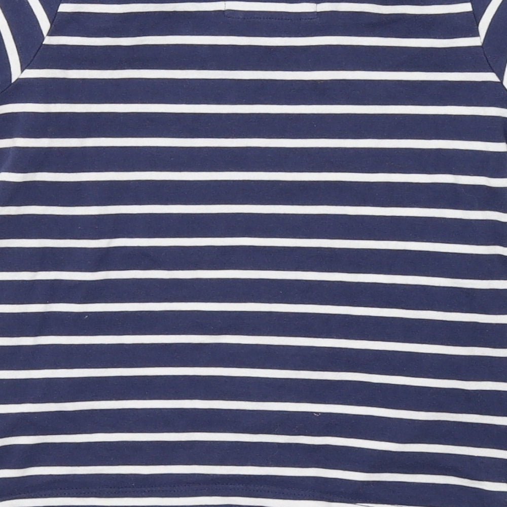 RTu Girls Blue Striped  Basic T-Shirt Size 6 Years