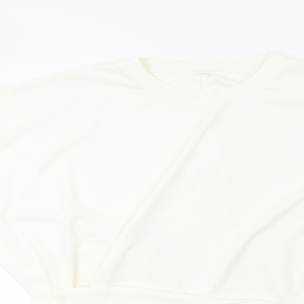 Preworn Womens Ivory   Basic Blouse Size M