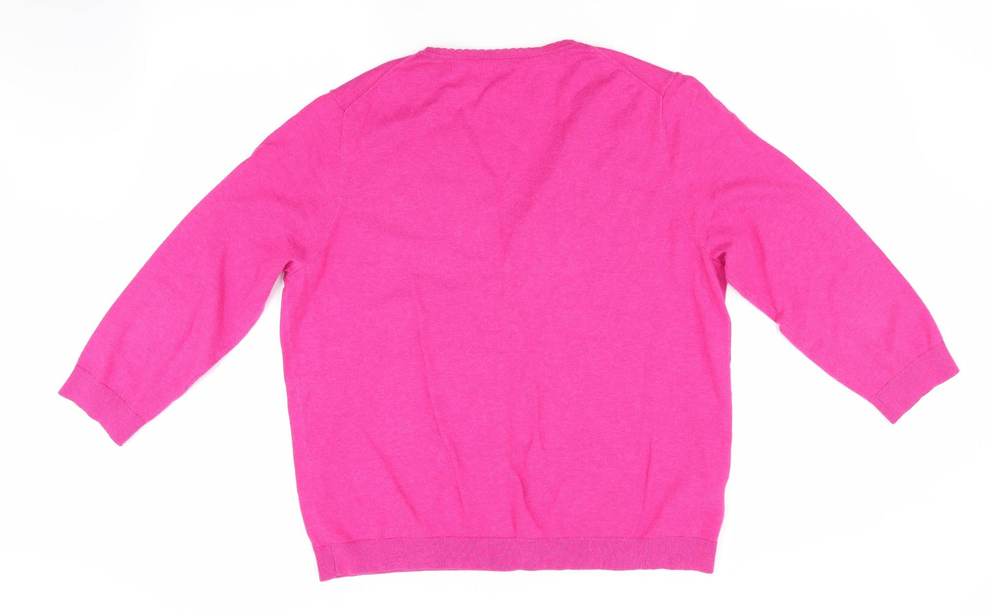 Preworn Womens Pink   Cardigan Jumper
