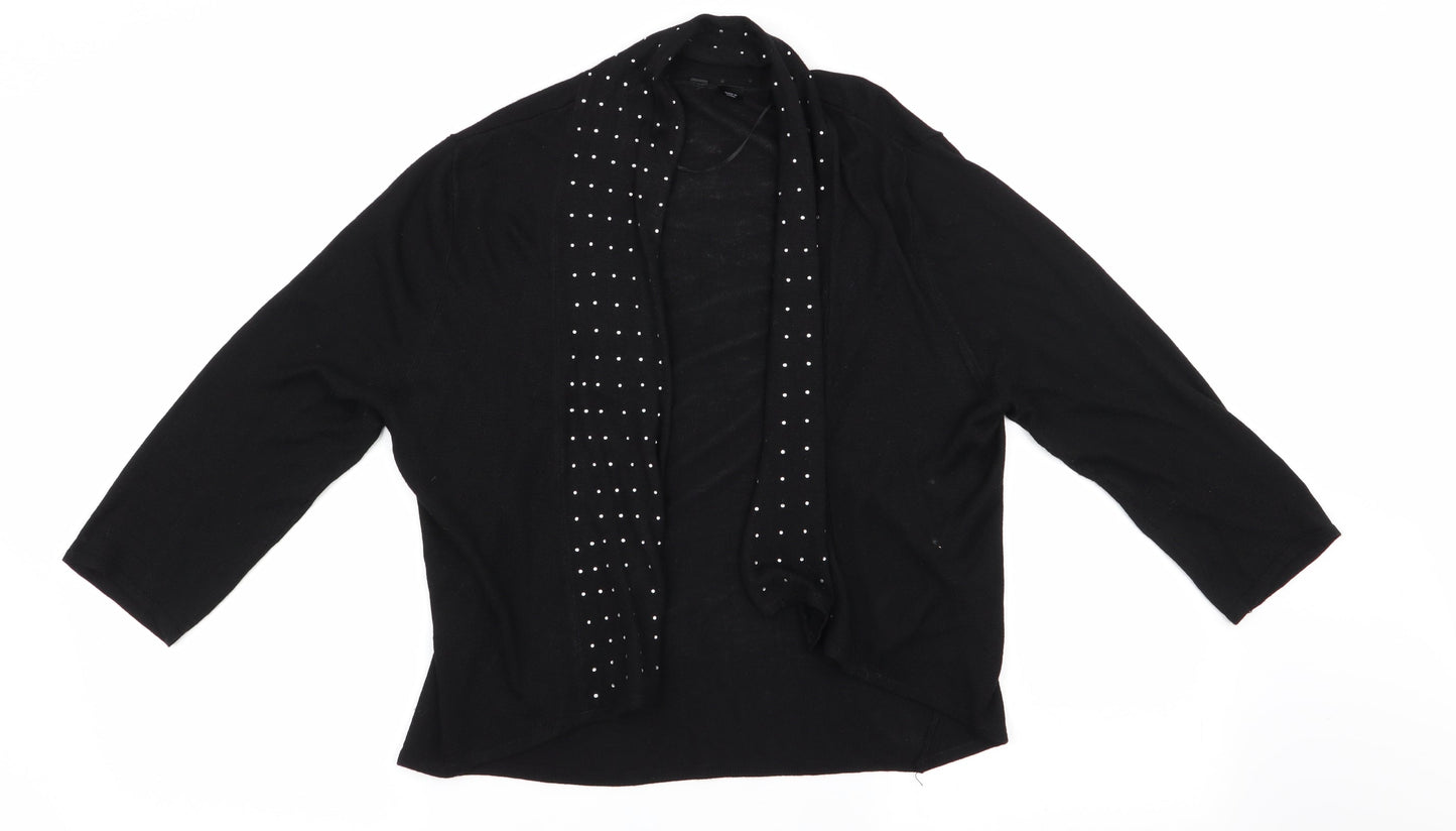 H&M Womens Black   Cardigan Jumper