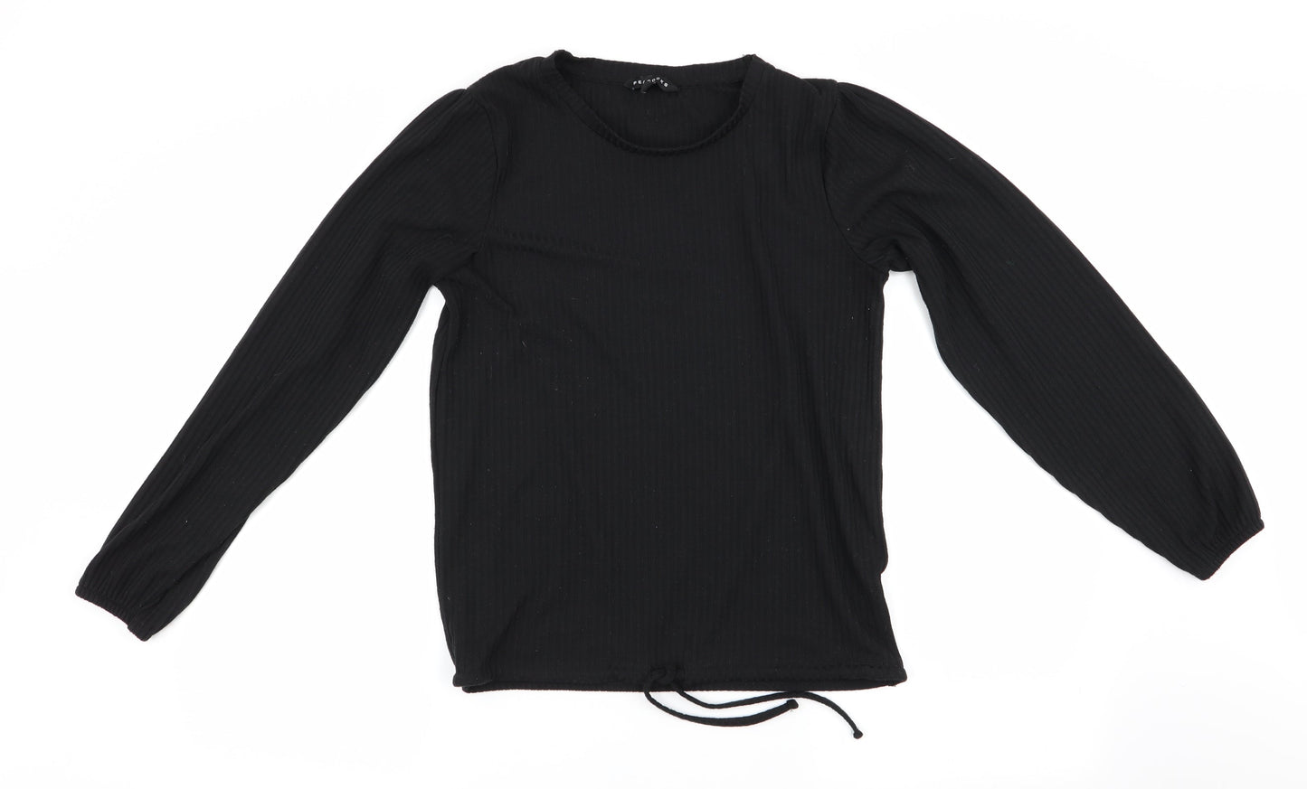 Peacocks Womens Black   Tunic Blouse Size 14