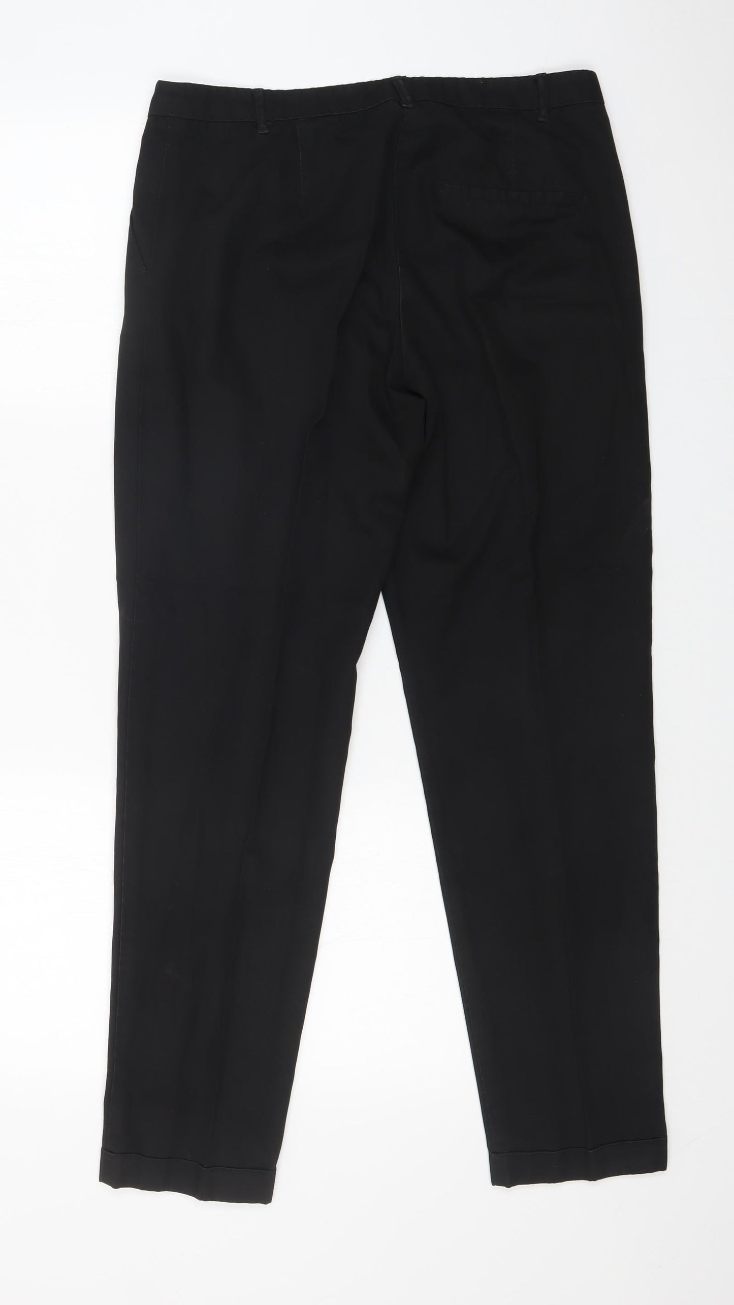 H&M Womens Black   Trousers  Size 31 in L27 in