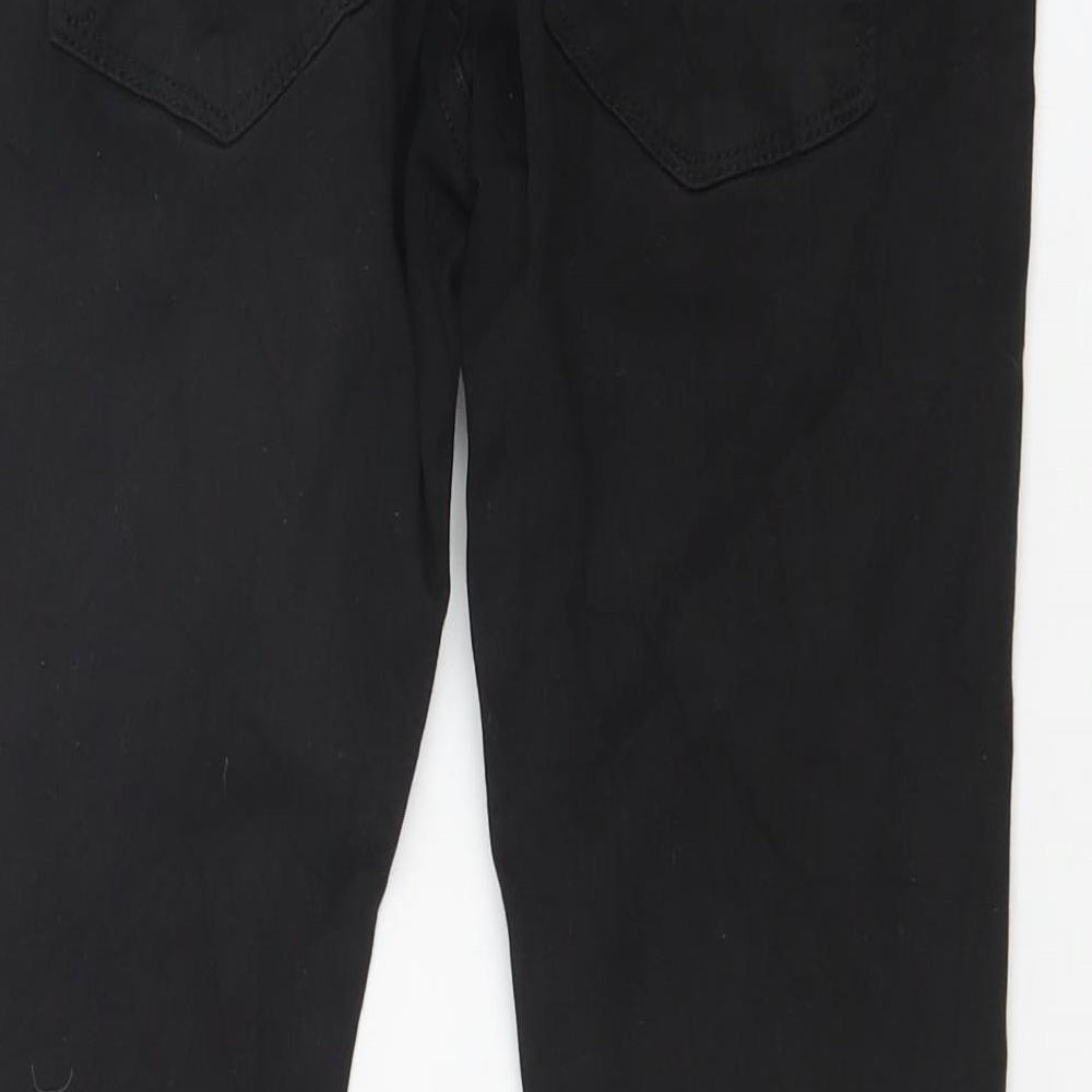 NEVER DENIM Womens Black   Skinny Jeans Size 28 in L23 in