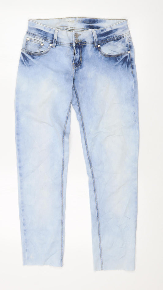 ONE LOVE DENIM Womens Blue   Skinny Jeans Size 28 in L26 in