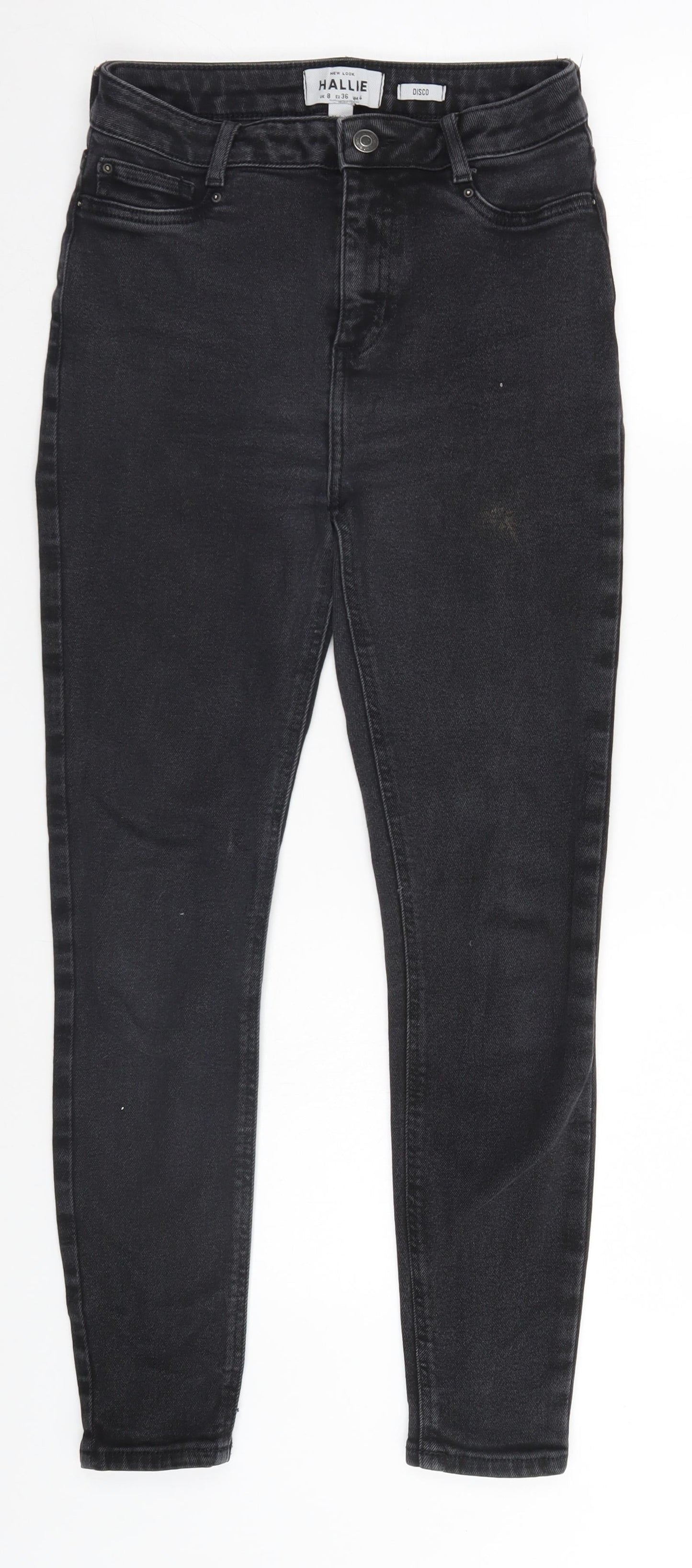 Disco Womens Black   Straight Jeans Size 8 L26 in