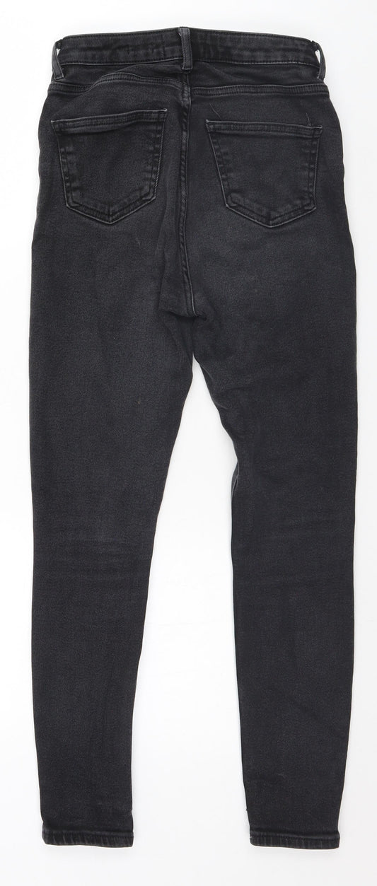 Disco Womens Black   Straight Jeans Size 8 L26 in