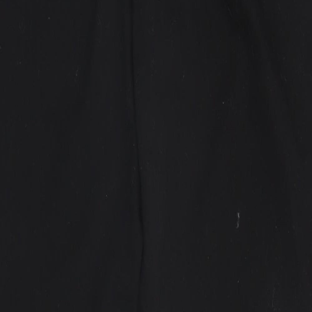 Denim & Co. Womens Black   Trousers  Size 18 L30 in