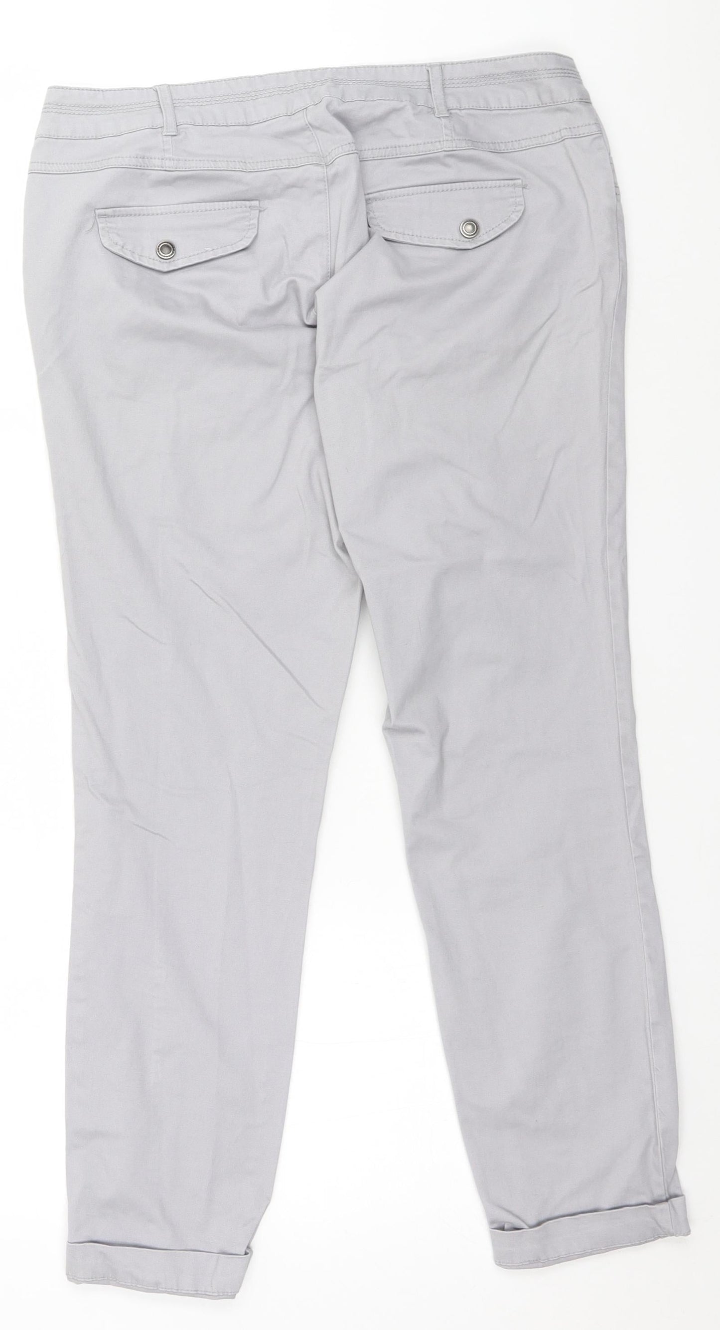Preworn Womens Grey   Trousers   L26 in