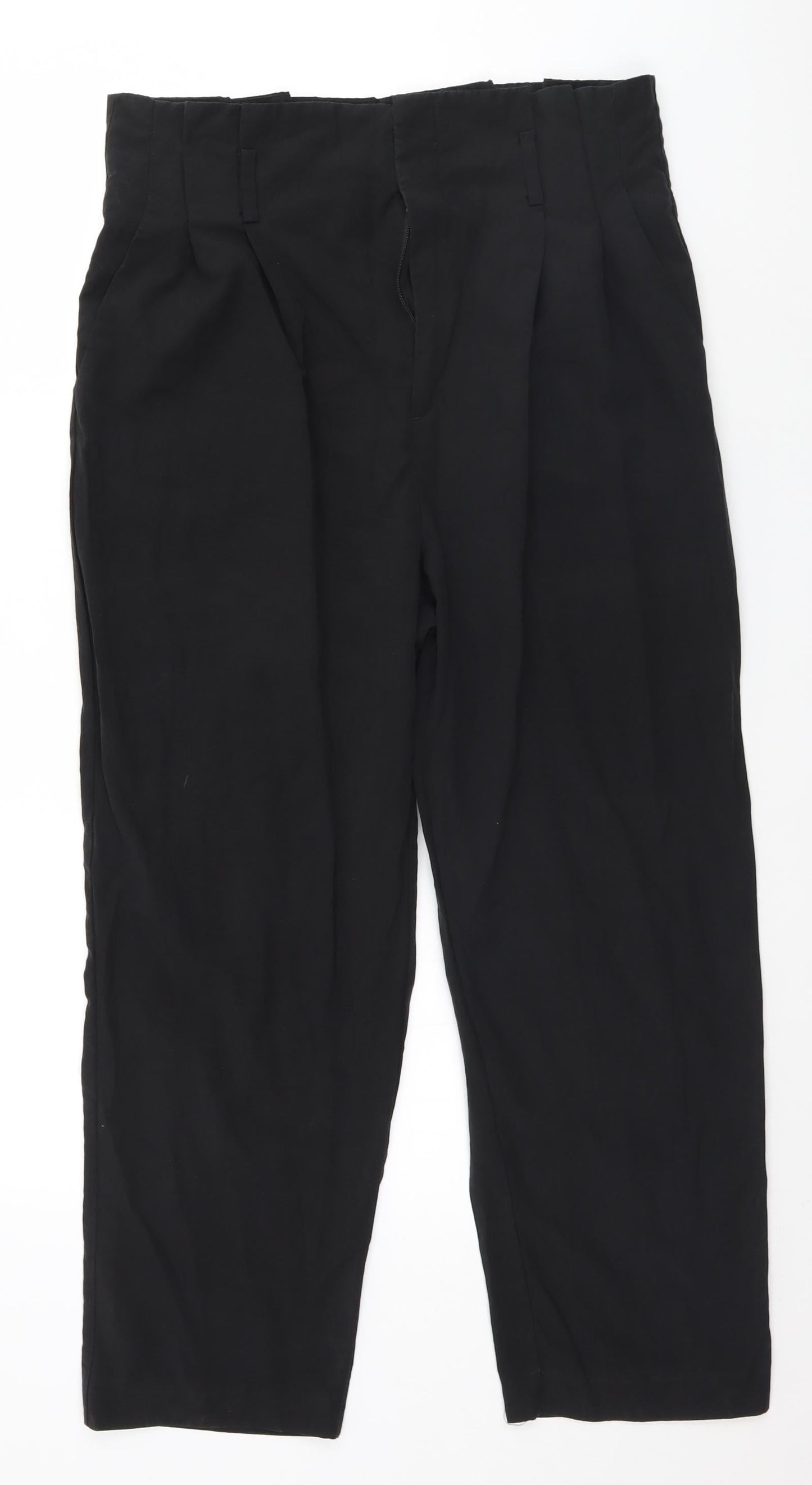 H&M Womens Black   Trousers  Size 16 L26 in