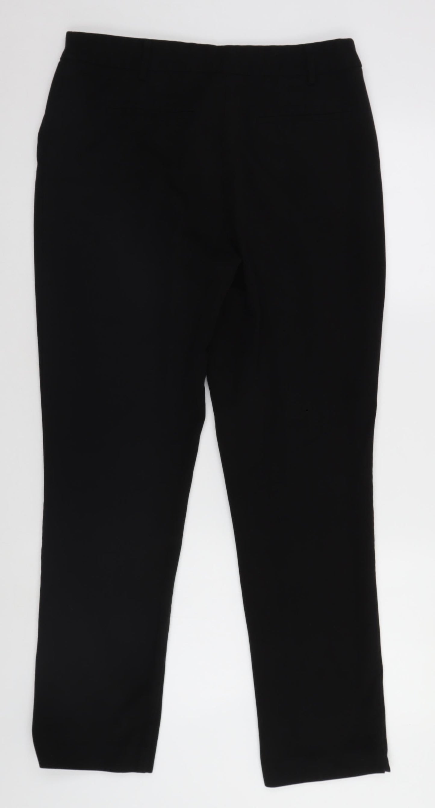 Papaya Womens Black   Trousers  Size 12 L28 in