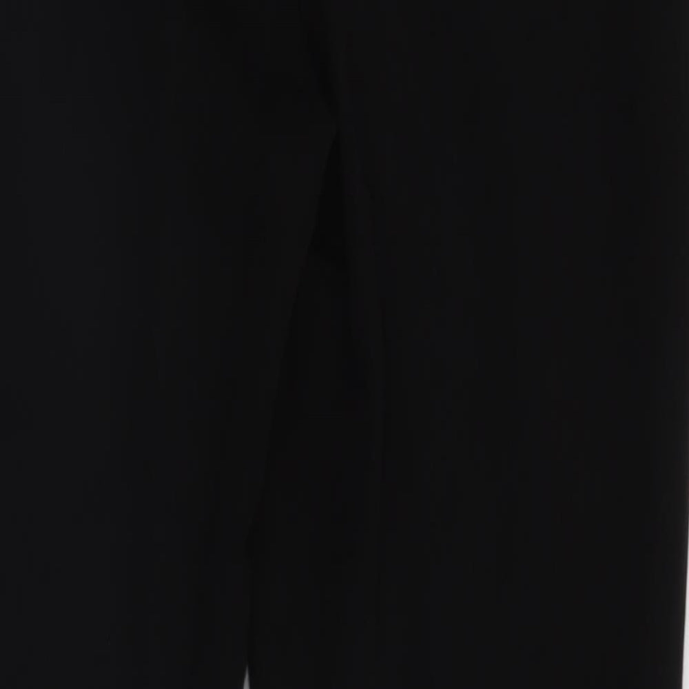 Papaya Womens Black   Trousers  Size 12 L28 in