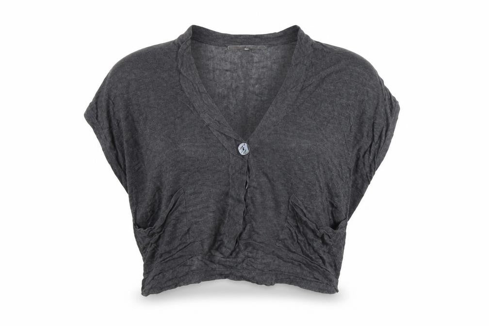 Preworn Womens Grey   Cardigan Jumper Size 8