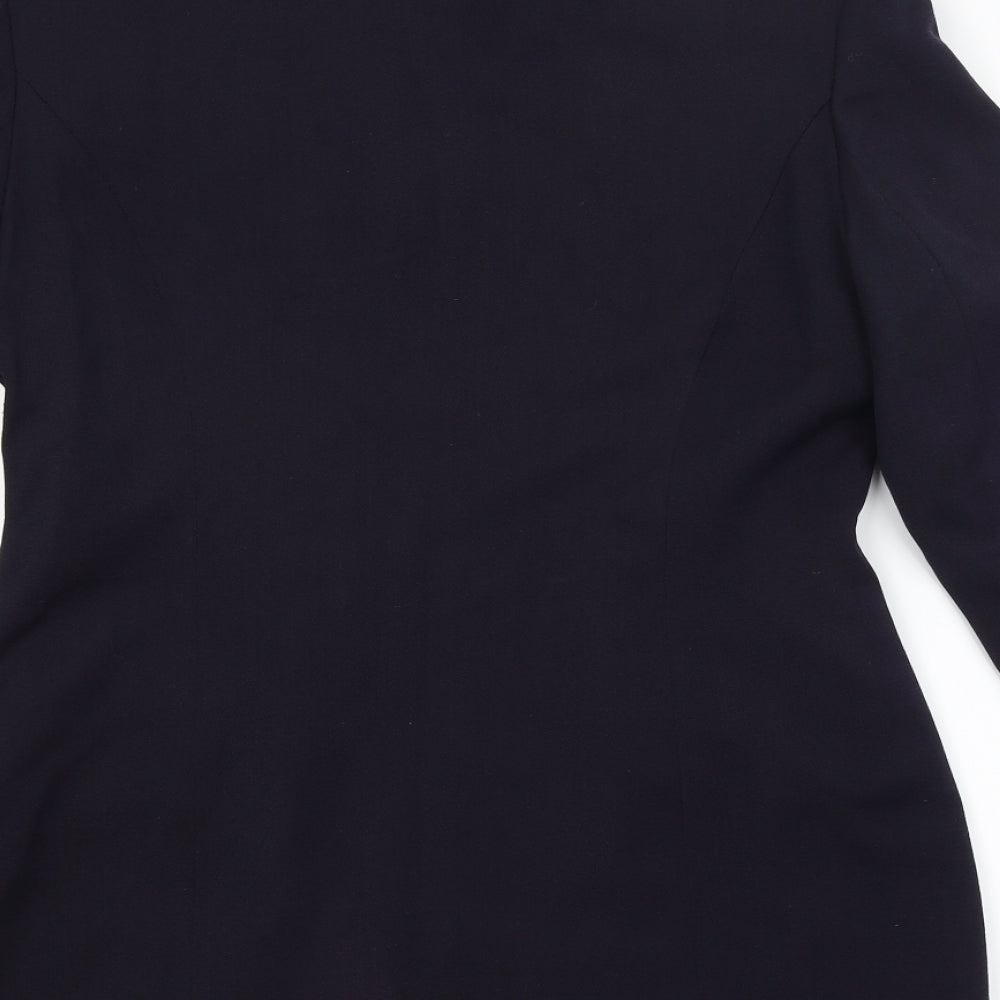 ADMANI Womens Blue   Jacket Blazer Size 14