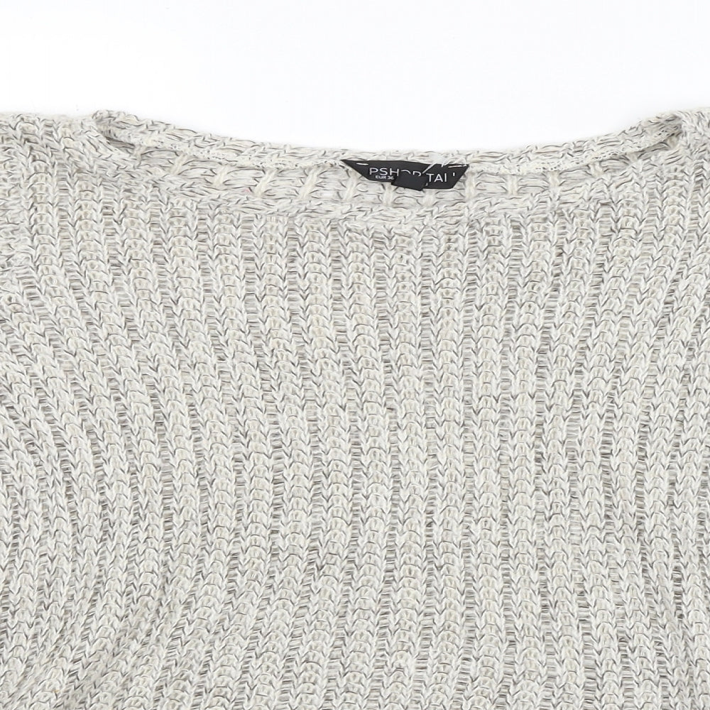 Topshop Womens Grey   Pullover Jumper Size 8