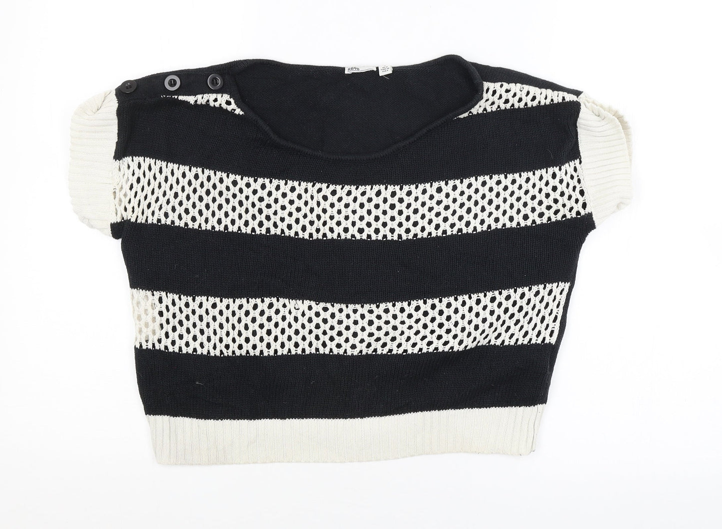 Preworn Womens Multicoloured Striped  Pullover Jumper Size 10