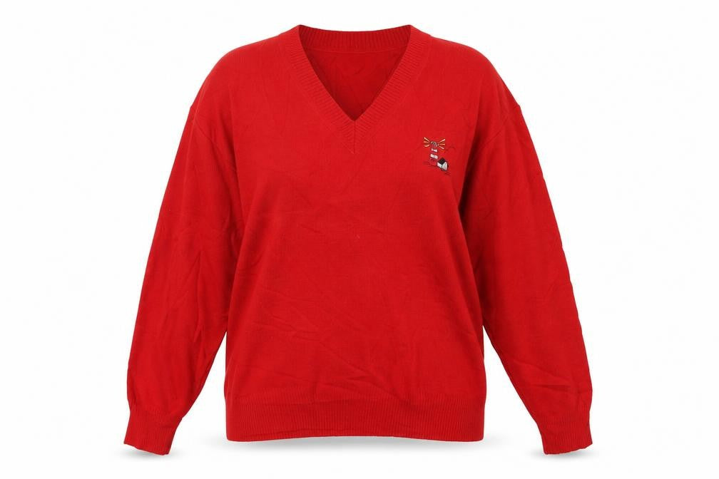 Sealon Womens Red   Pullover Jumper One Size