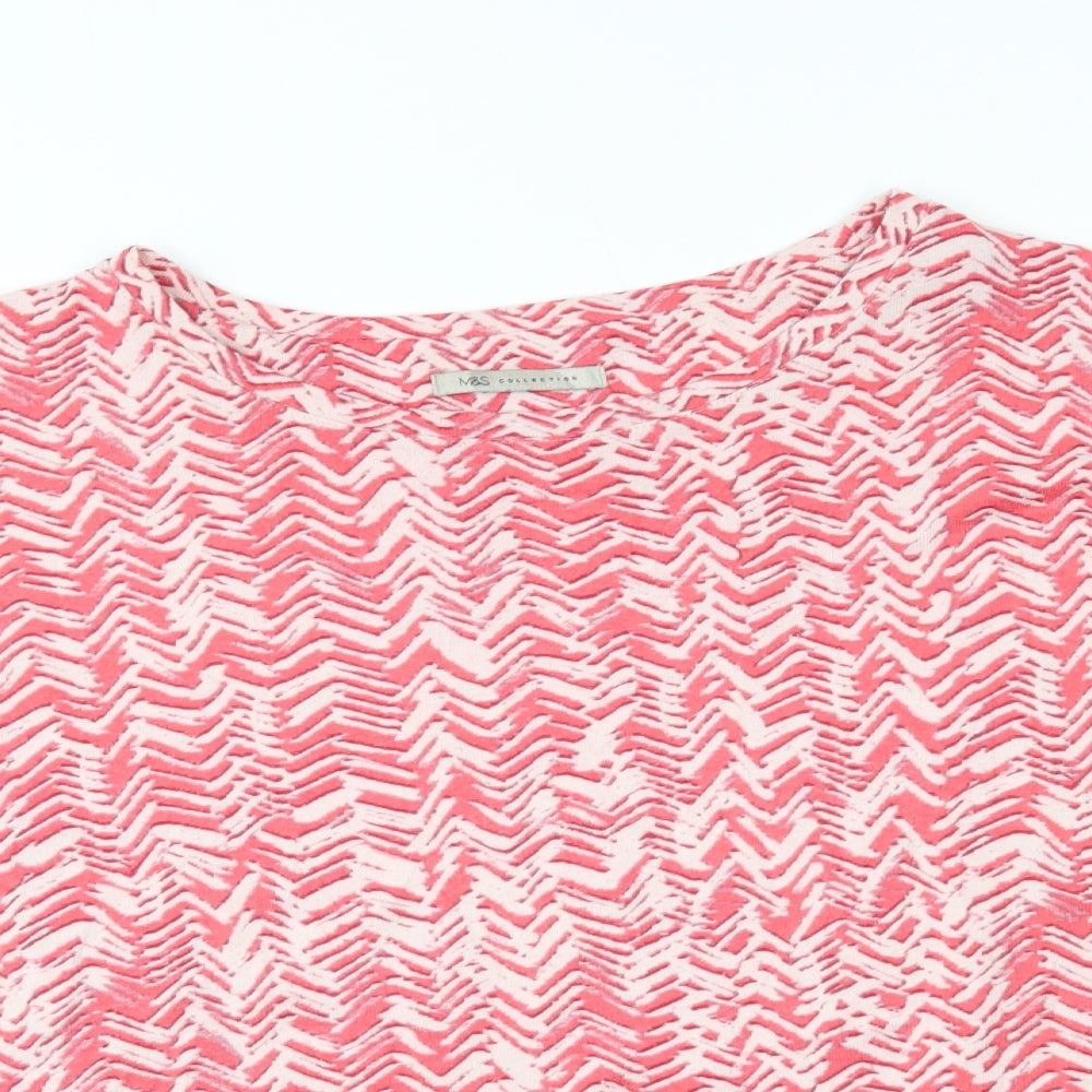 M&S Womens Pink   Pullover Jumper Size 12