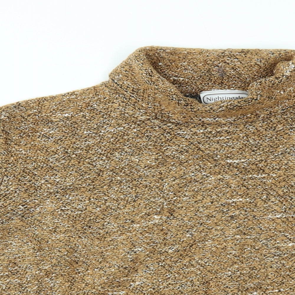 Nightingales Womens Brown   Pullover Jumper Size M