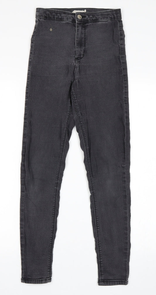 tOPSHO Womens Black   Skinny Jeans Size 28 in L32 in
