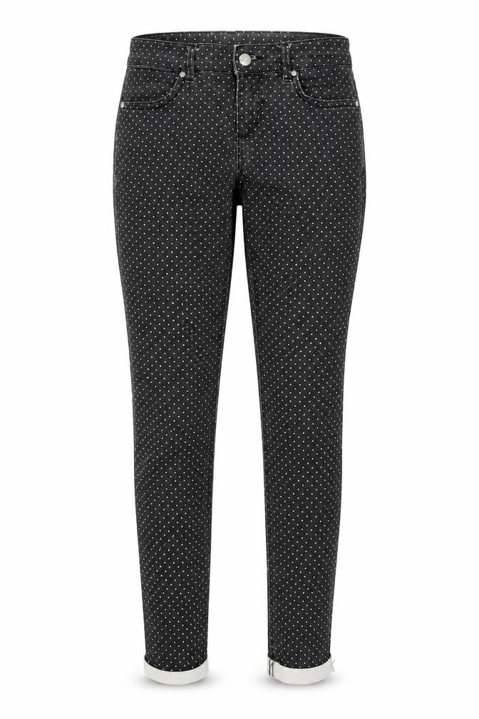 Topshop Womens Multicoloured Polka Dot  Skinny Jeans Size 28 in L28 in