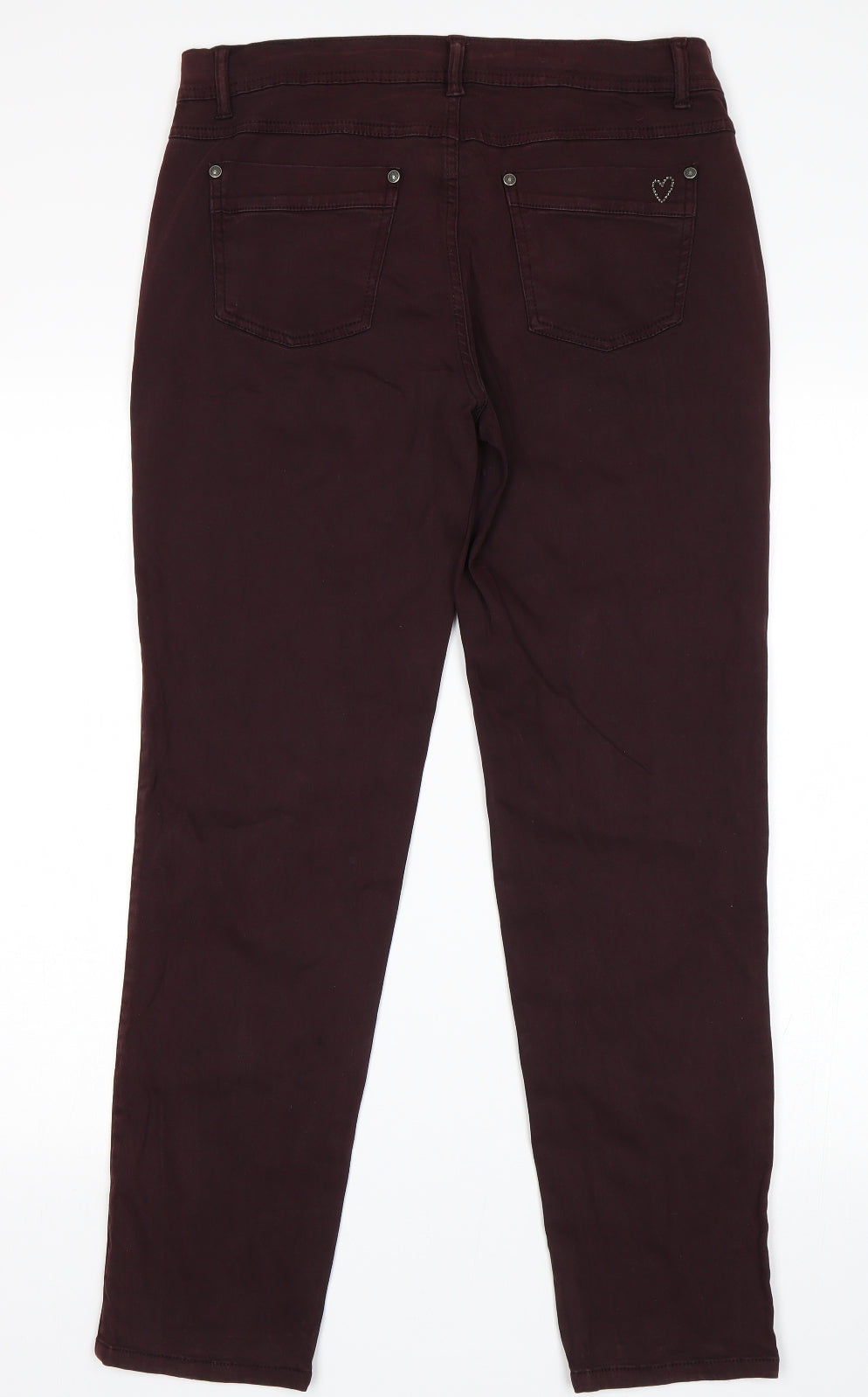 Preworn Womens Purple   Skinny Jeans Size 34 in L29 in