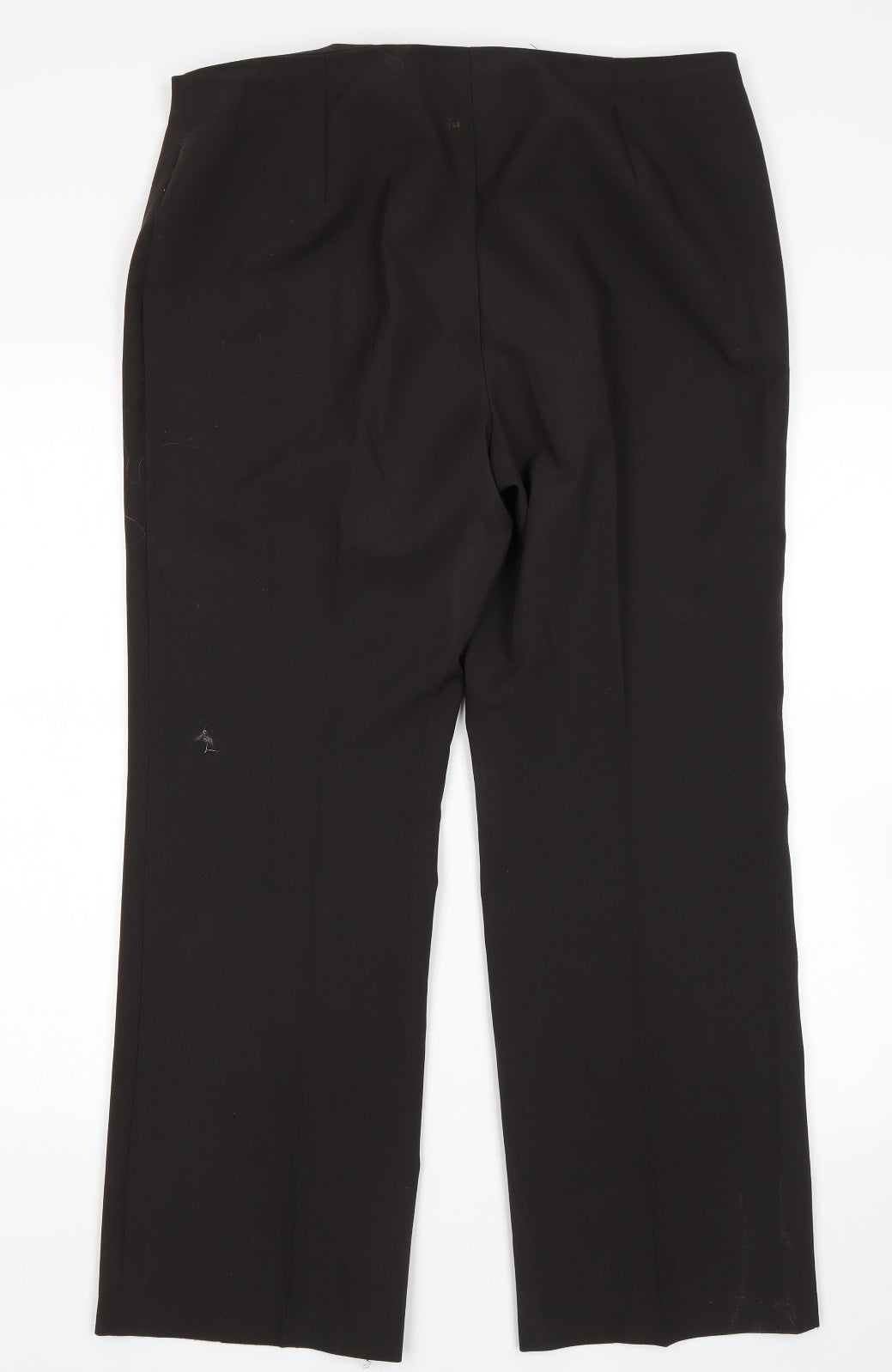 M&S Womens Black   Trousers  Size 14 L28 in