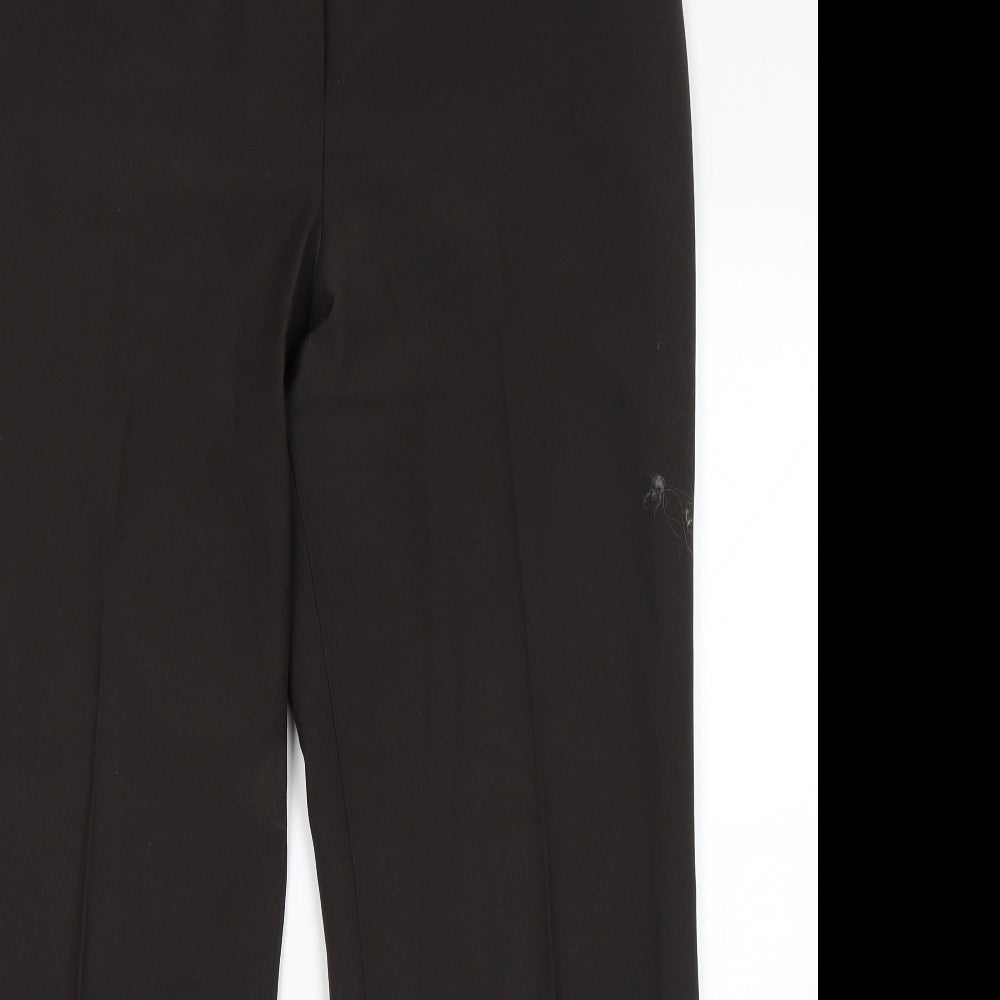 M&S Womens Black   Trousers  Size 14 L28 in