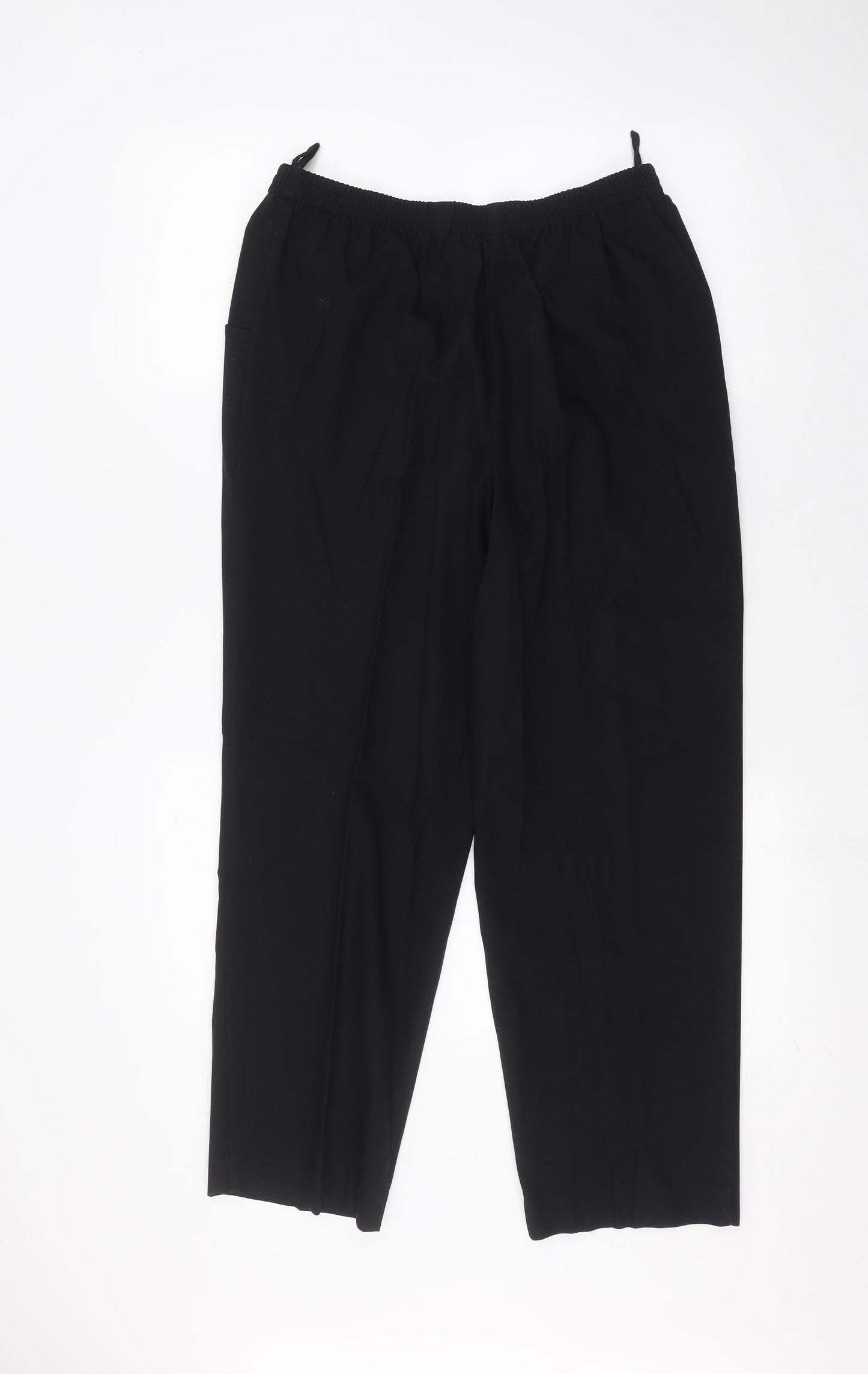 Preworn Womens Black   Trousers  Size 16 L25 in