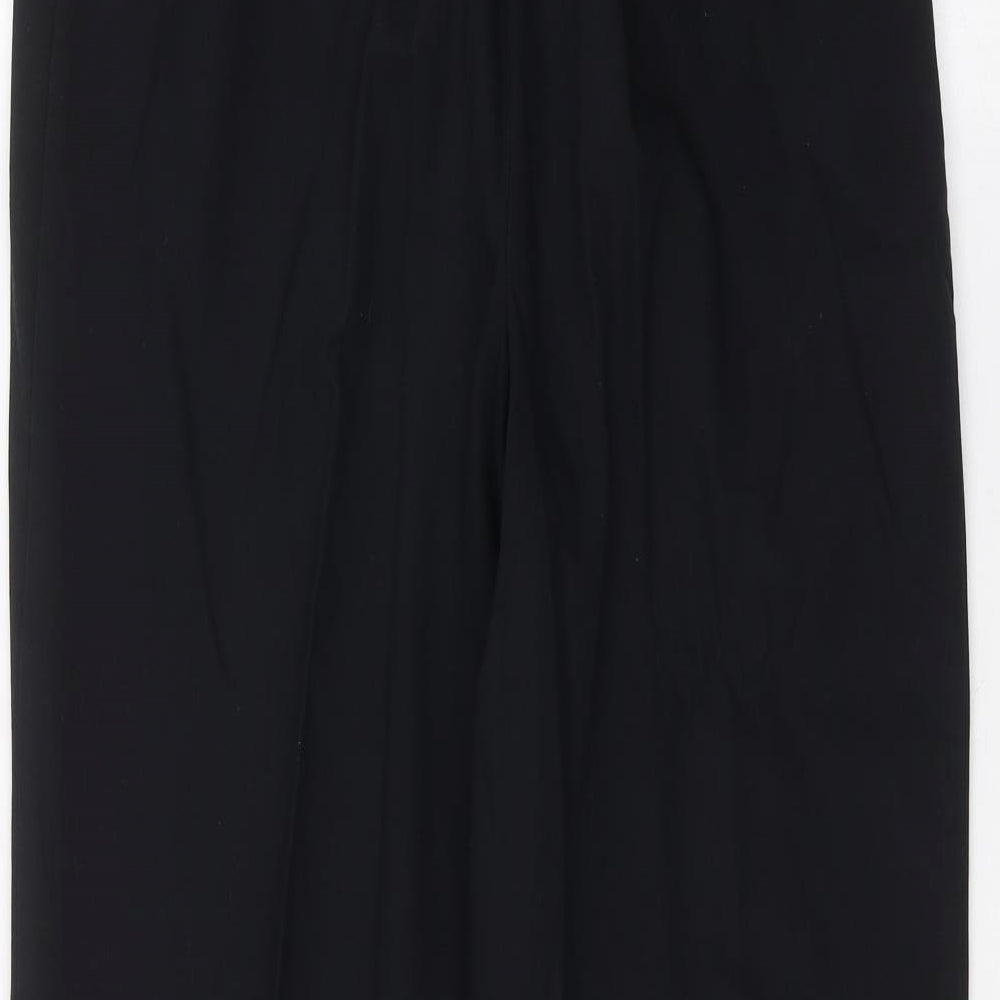 Preworn Womens Black   Trousers  Size 16 L25 in