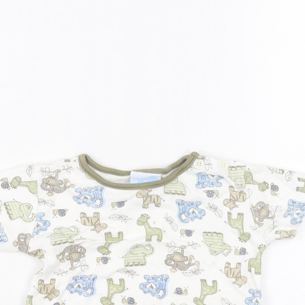 Rockabye-Baby Baby White   Basic T-Shirt Size 0-3 Months